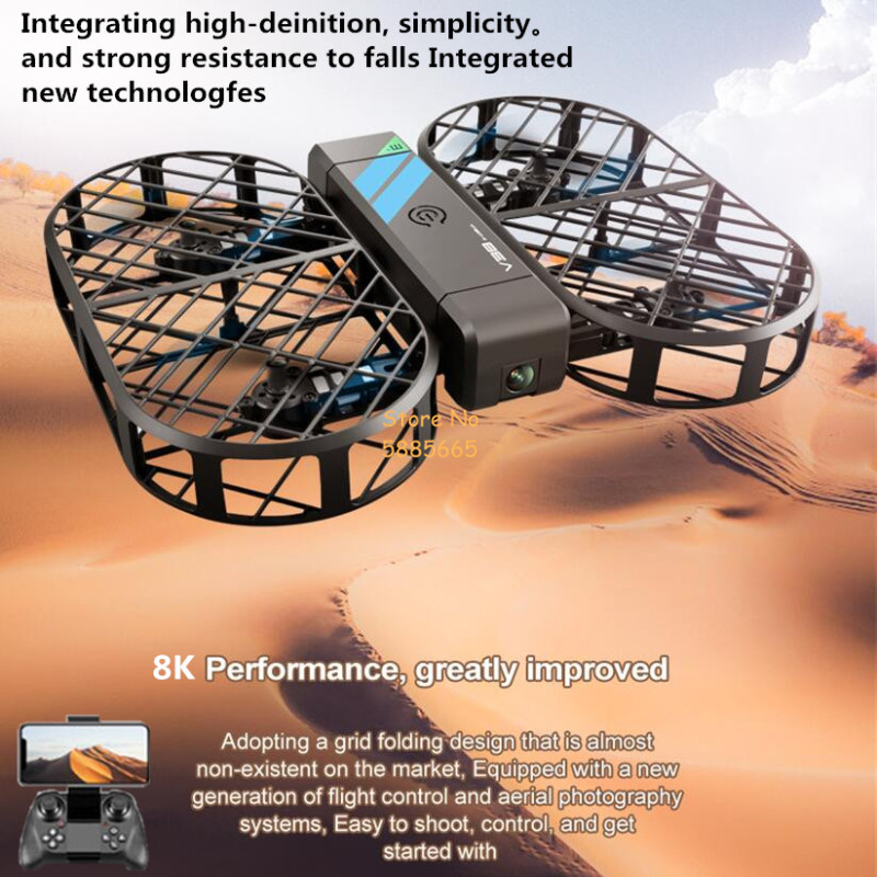 Drone Camera Night Vision - Telecamera HD 8K 360 ° Protezione