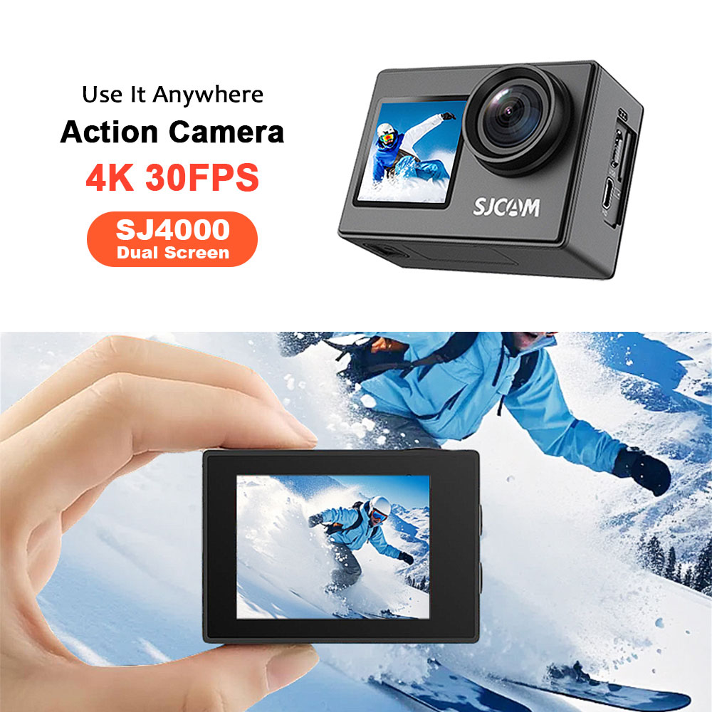 Drone Camera Action - SJCAM SJ4000 Action Camera 4K/30 fps