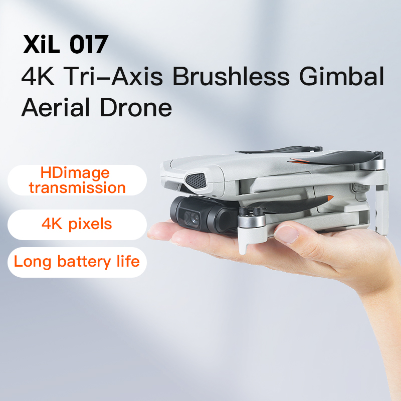 Drone Camera With Gimbal - Drone Professionale 017S con Fotocamera 4KHD,