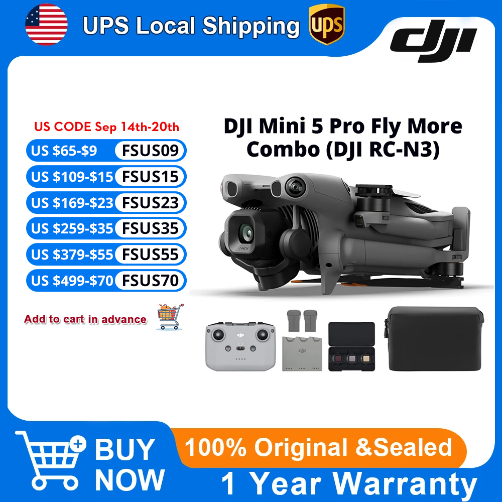 DJI Mini 5 Pro Fly More Combo  - Drone Camera Vlog recensione e prezzo