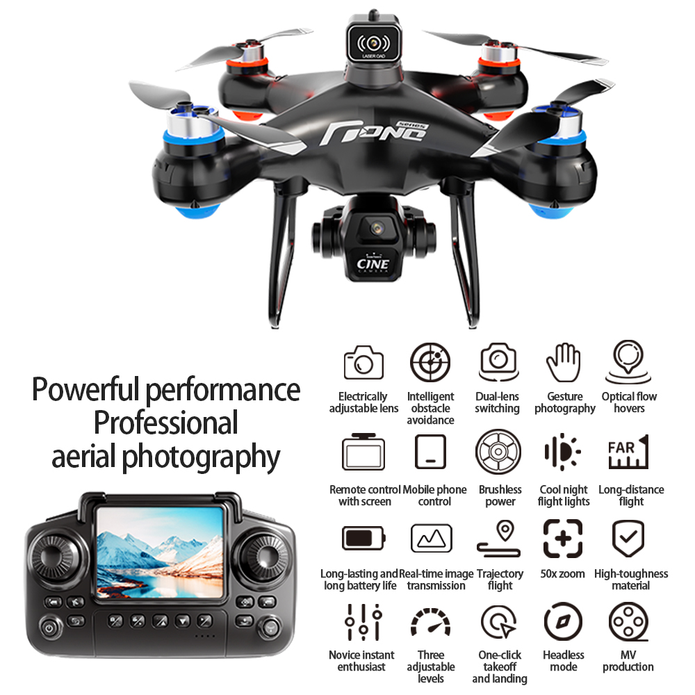 E55 Controllo dello schermo de - Drone Camera Night Vision recensione e prezzo